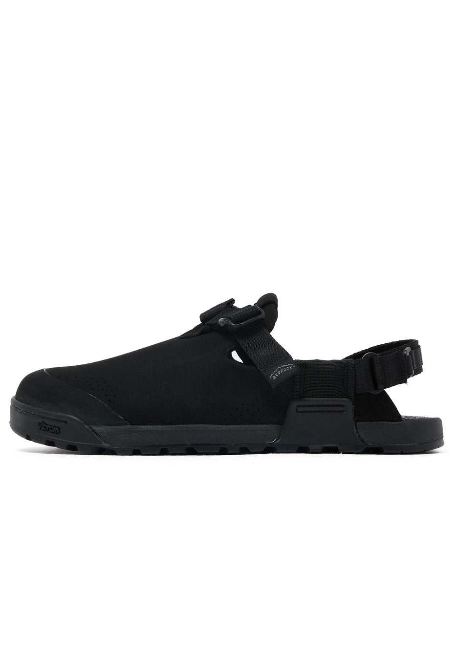 Bedrock Sandals Mountain Clog - Obsidian Black Synthetic Suede