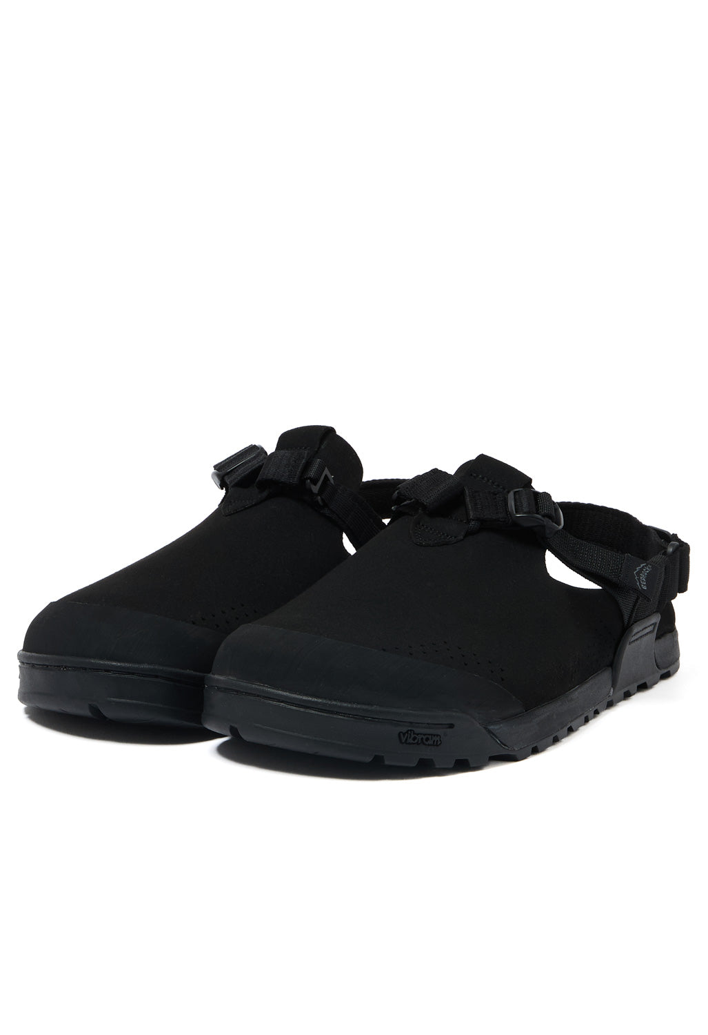 Bedrock Sandals Mountain Clog - Obsidian Black Synthetic Suede