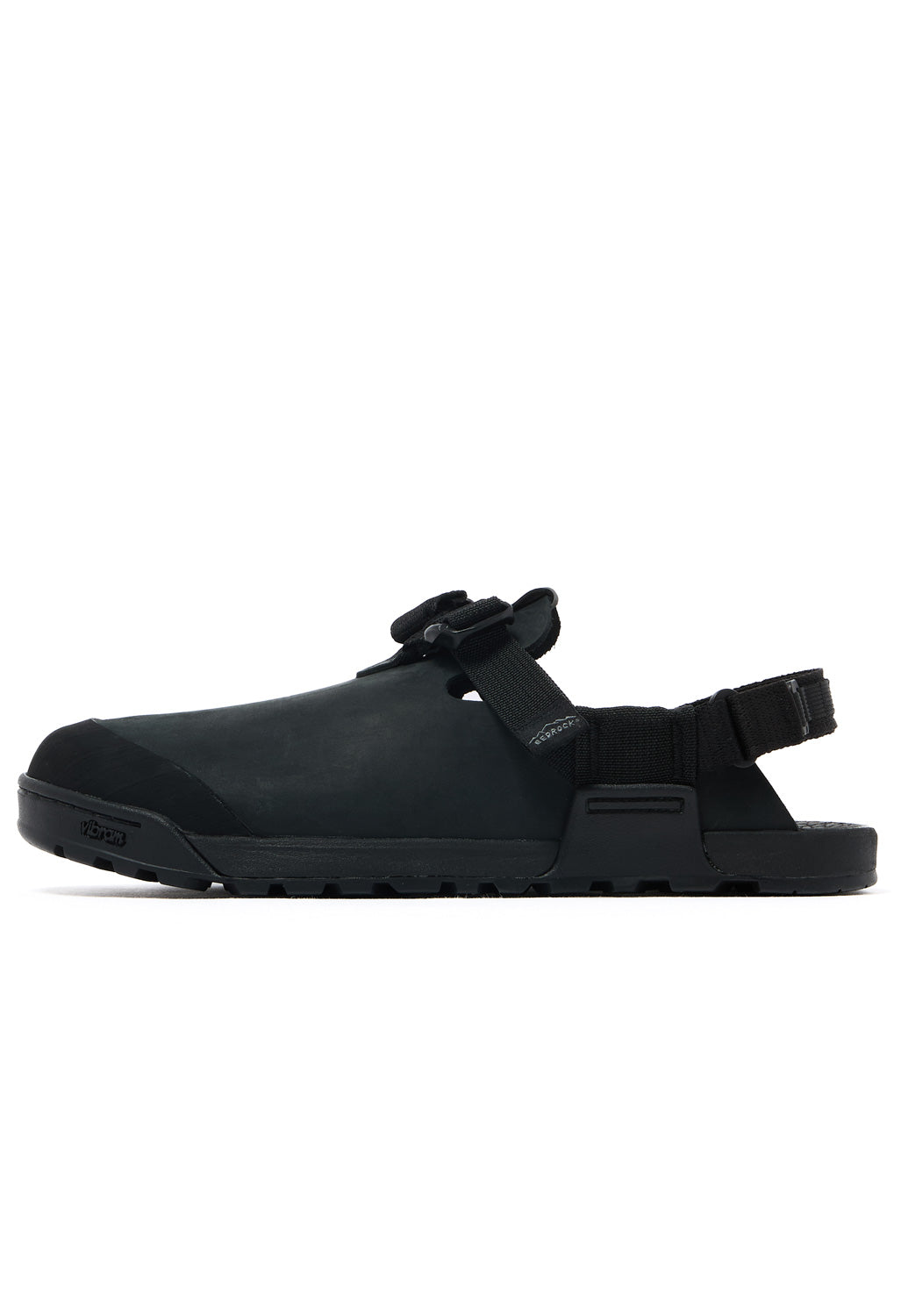 Bedrock Sandals Mountain Clog - Obsidian Dark Grey Nubuck Leather
