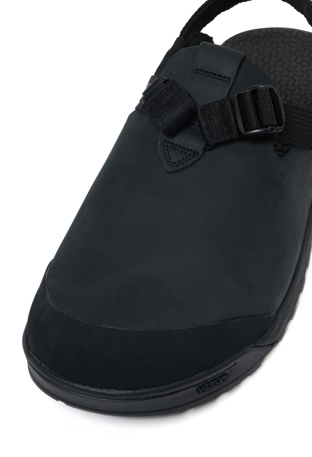 Bedrock Sandals Mountain Clog - Obsidian Dark Grey Nubuck Leather
