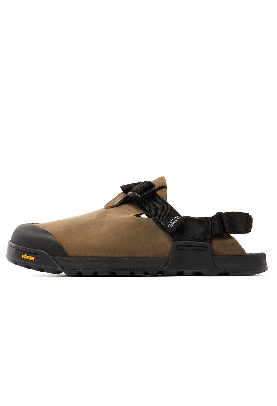 Bedrock Sandals Mountain Clogs - Driftwood Grey Nubuck Leather