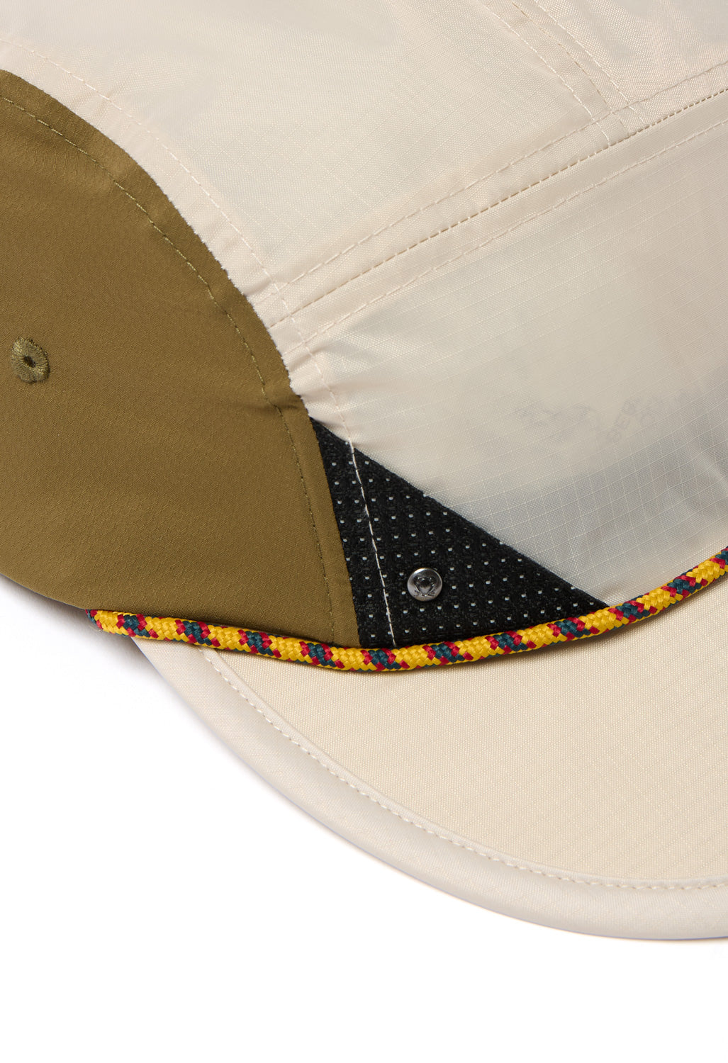 Klattermusen Runa Five Panel Cap - Putty Grey / Olive
