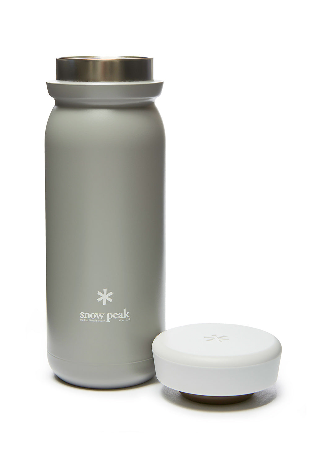 Snow Peak Stainless Steel Vacuum Bottle - Ash