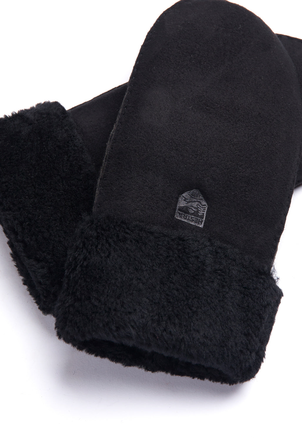 Hestra Women's Sheepskin Mittens - Black
