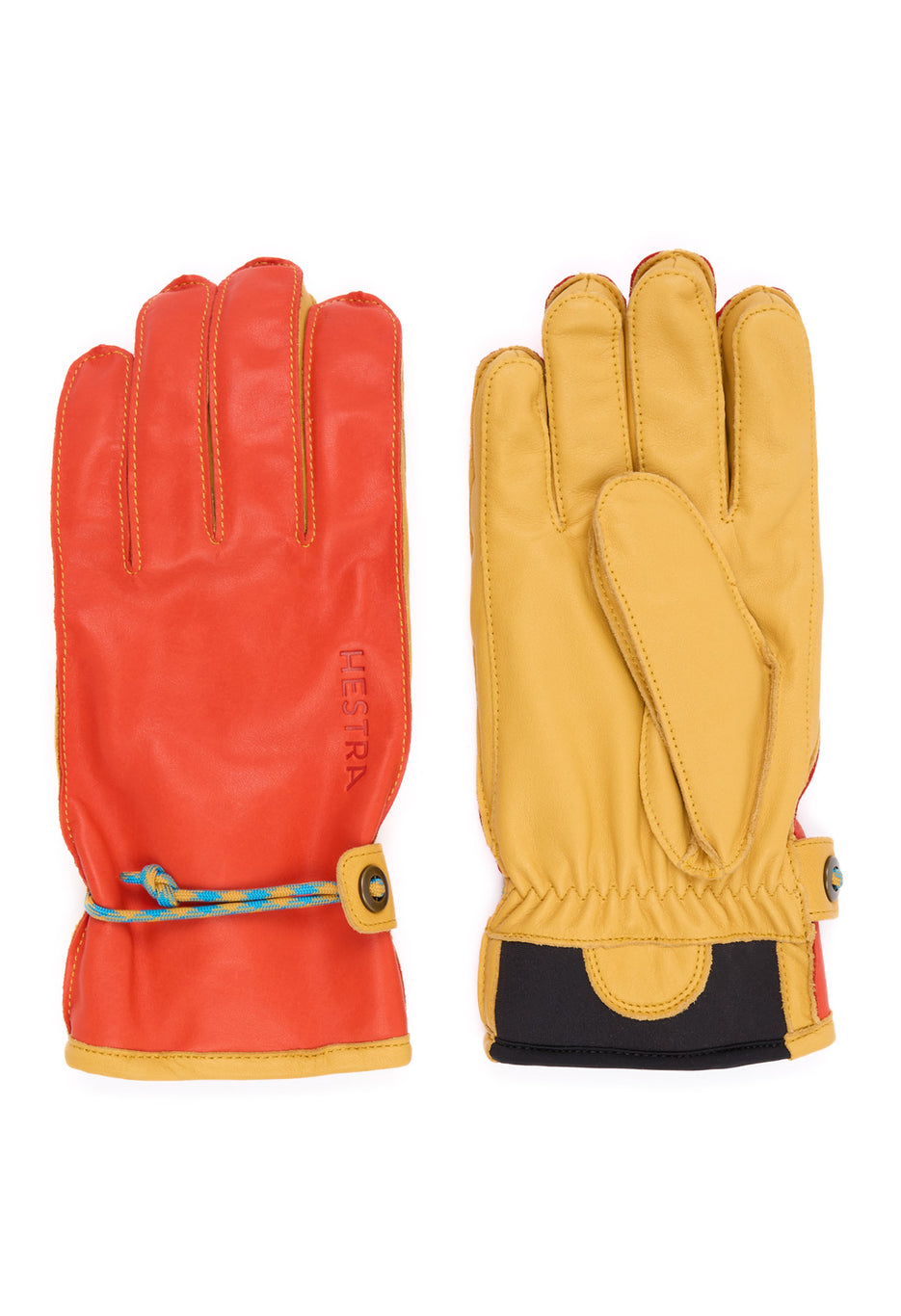 Hestra Wakayama Gloves - Flame Red / Tan