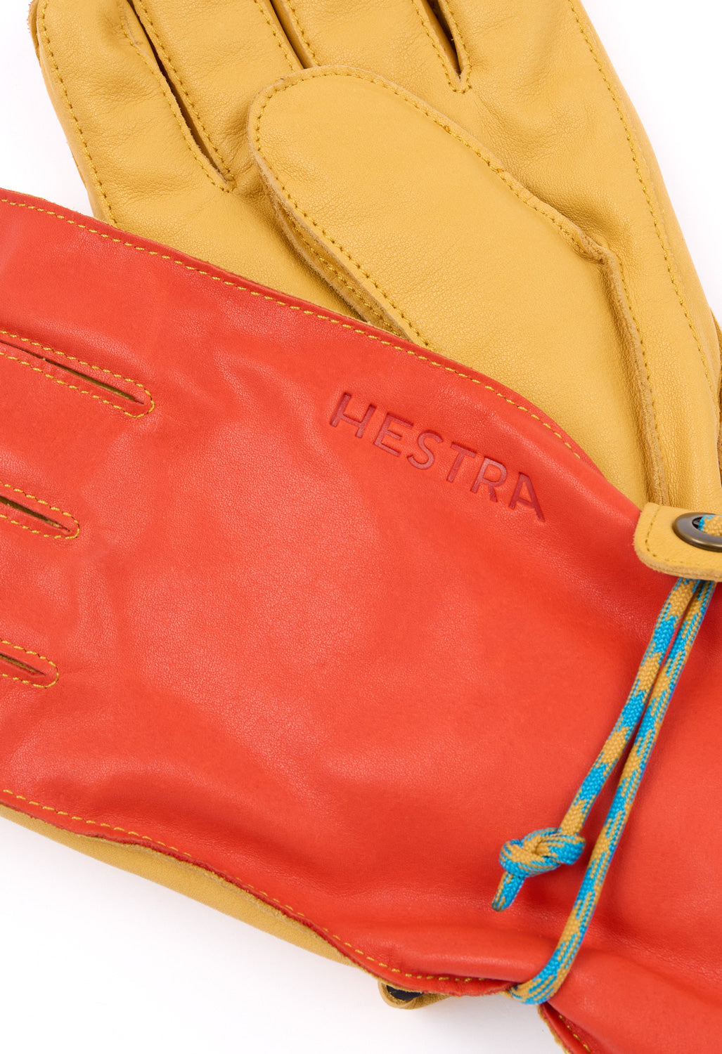 Hestra Wakayama Gloves - Flame Red / Tan