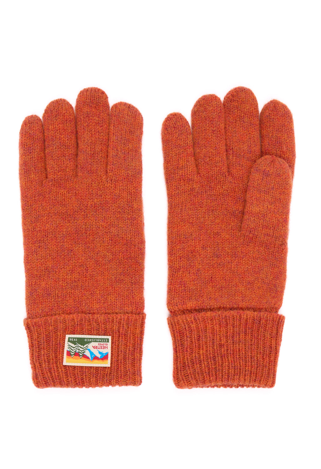 Hestra Raggwool Gloves - Brick red