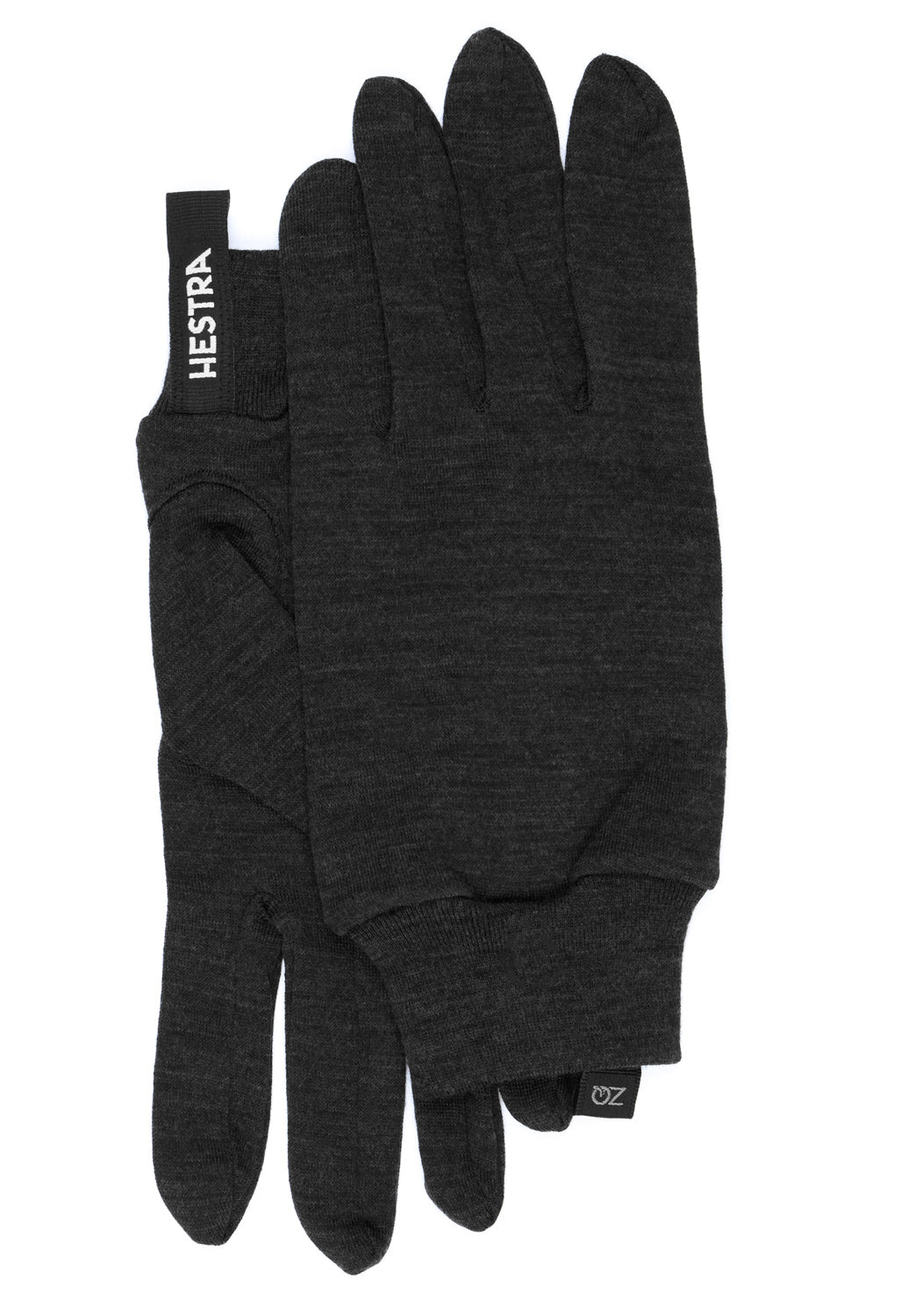Hestra Merino Wool Liner Active Gloves - Charcoal