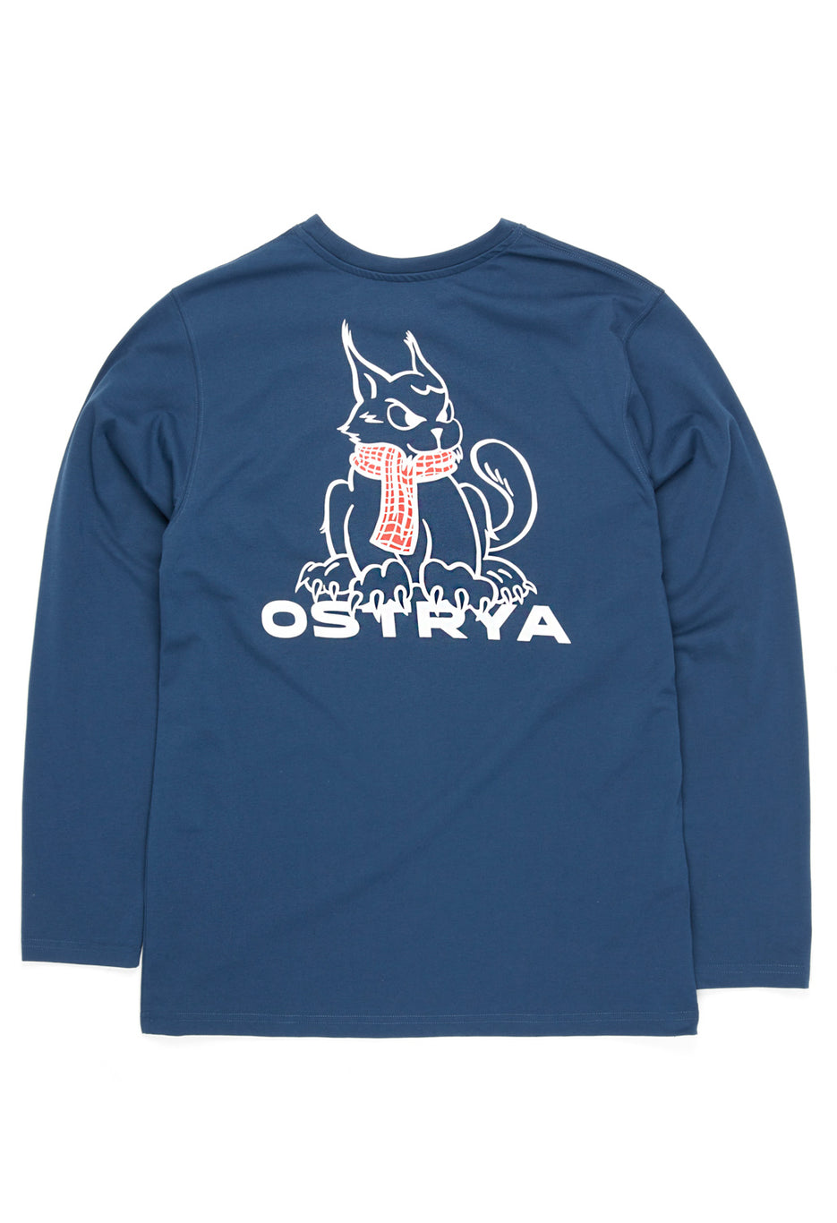 Ostrya Men's Lynx Long Sleeved Equi-Tee - Navy