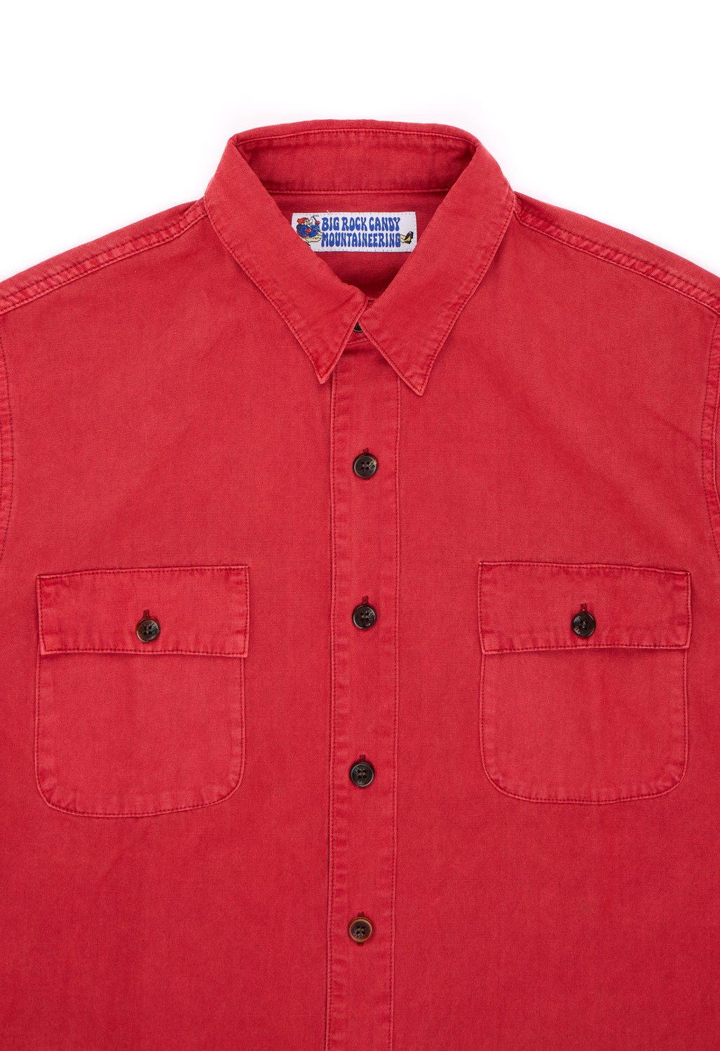 Big Rock Candy Mountaineering Men's Nova Canvas Shirt - Strawberry