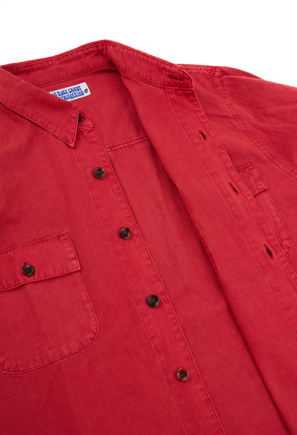 Big Rock Candy Mountaineering Men's Nova Canvas Shirt - Strawberry