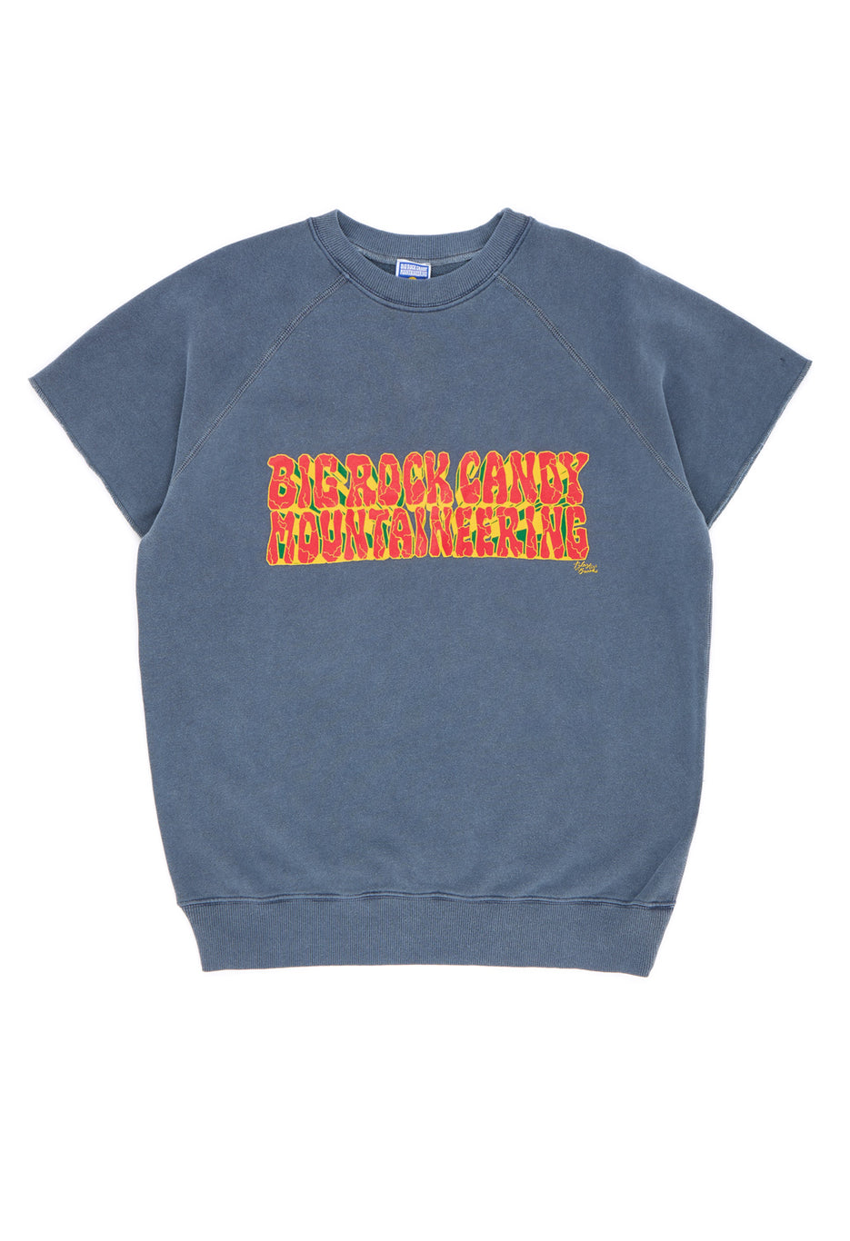Big Rock Candy Mountaineering Boulder Logo Chop Top - Blue Corn
