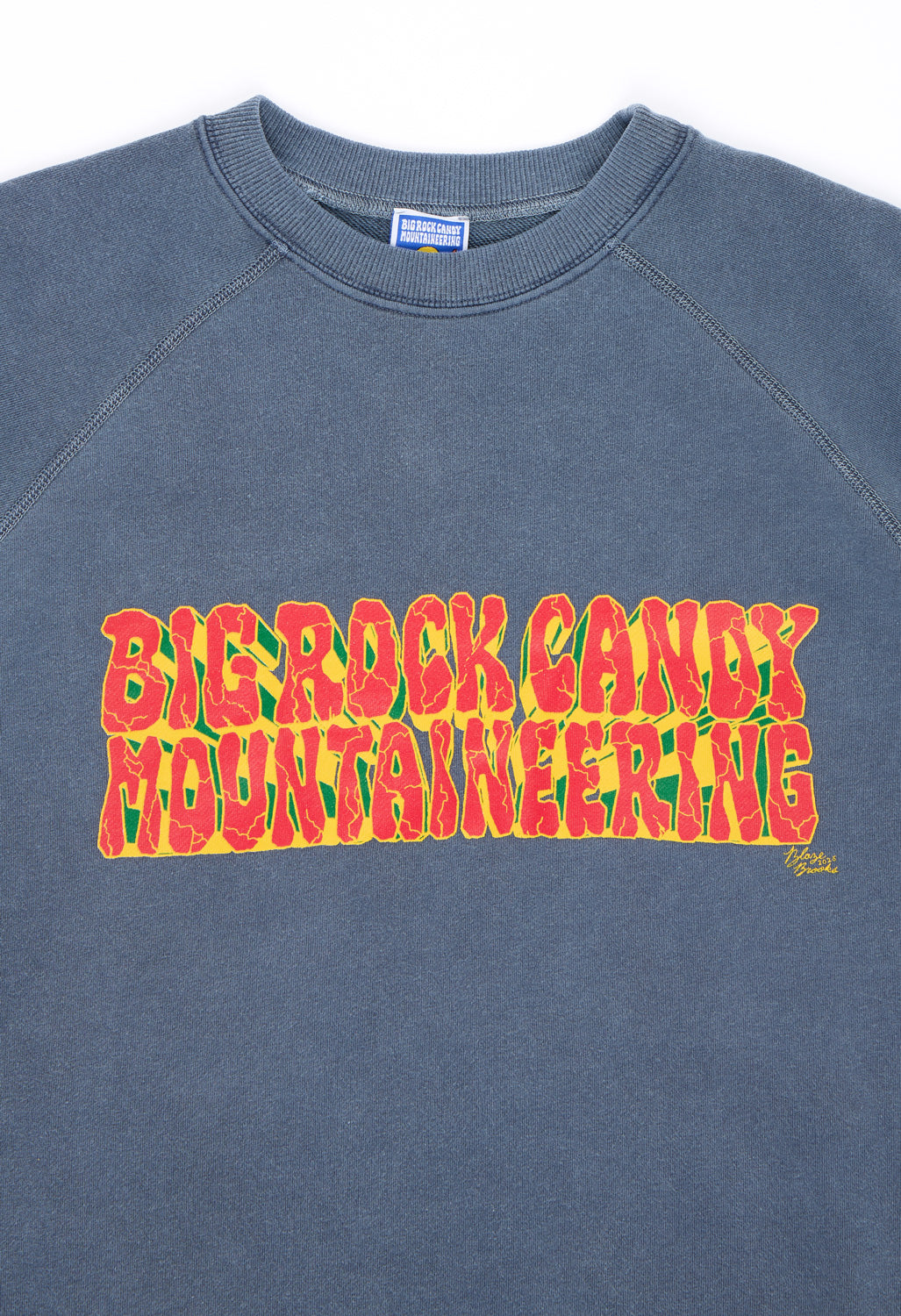 Big Rock Candy Mountaineering Boulder Logo Chop Top - Blue Corn