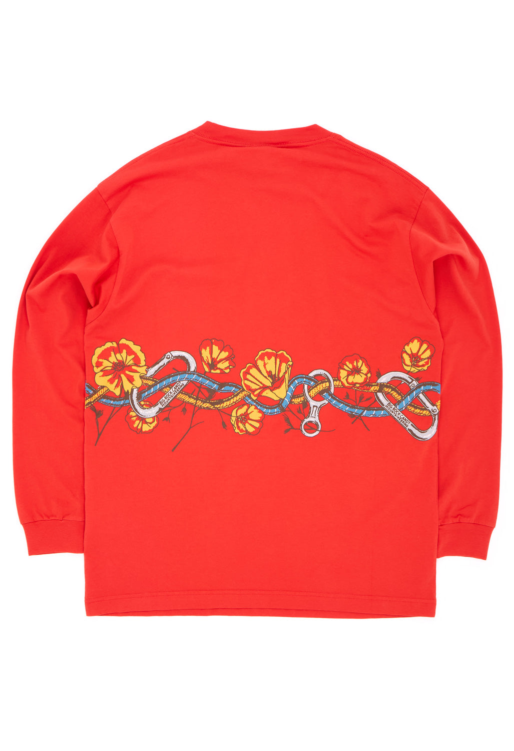 Big Rock Candy Mountaineering Valley Floor Long Sleeve Tee - Tomato