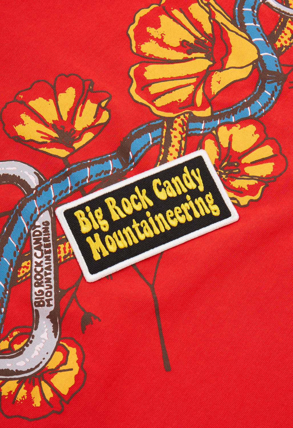 Big Rock Candy Mountaineering Valley Floor Long Sleeve Tee - Tomato