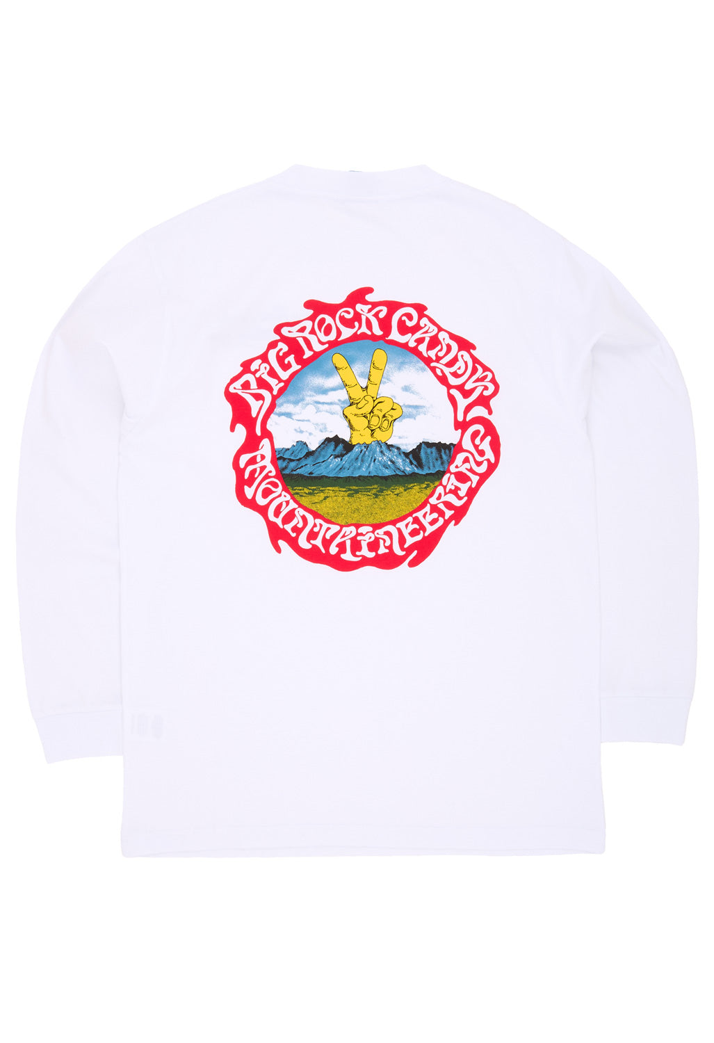 Big Rock Candy Mountaineering Men's Sawtooth Long Sleeve Tee - Milk