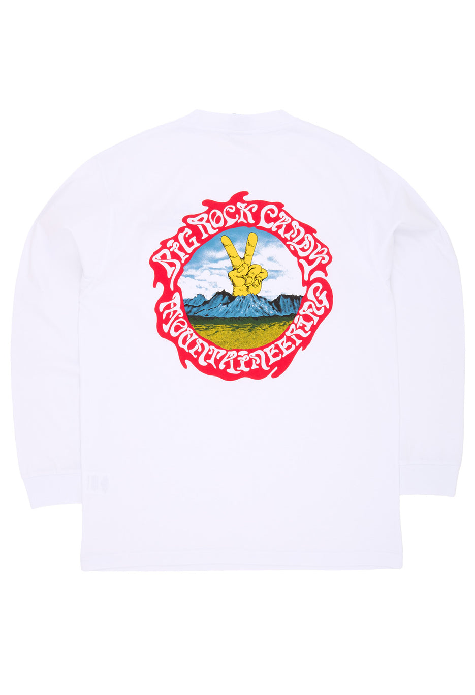 Big Rock Candy Mountaineering Men's Sawtooth Long Sleeve Tee - Milk