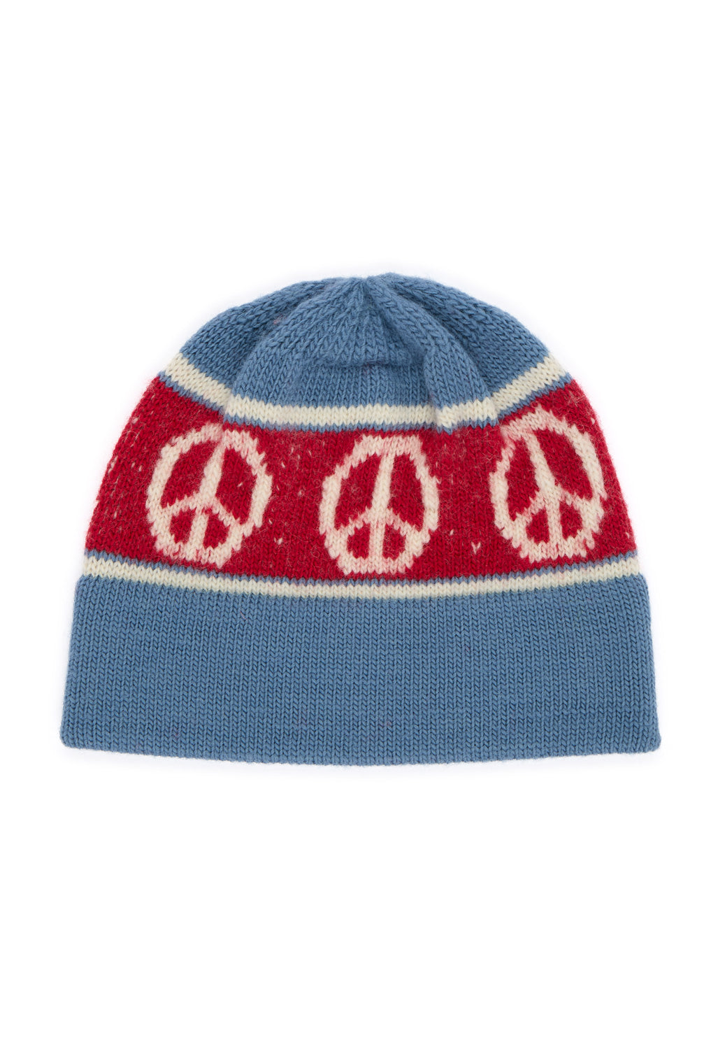 Big Rock Candy Mountaineering Stowe Peace Beanie - Blue Frost