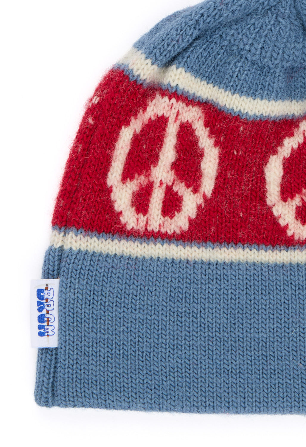 Big Rock Candy Mountaineering Stowe Peace Beanie - Blue Frost