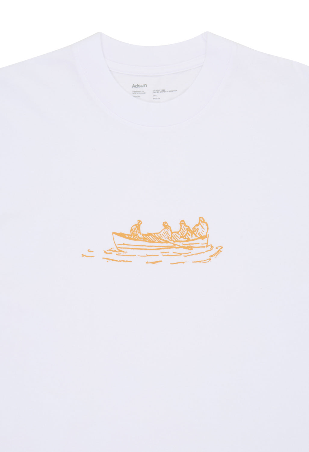 Adsum Canoe Tee - White