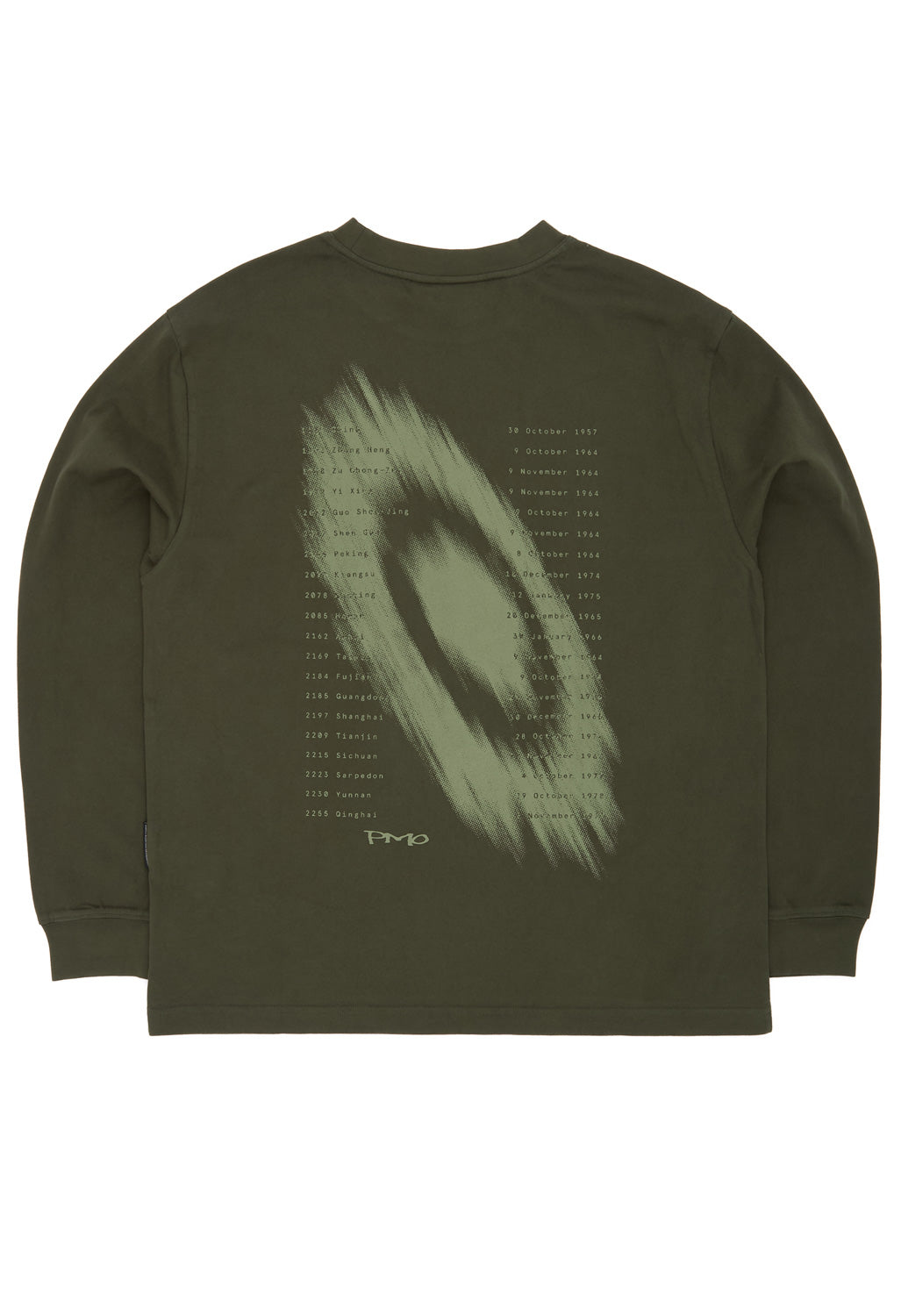 Purple Mountain Observatory Men's Quantum Long Sleeve Tee - Ivy Green