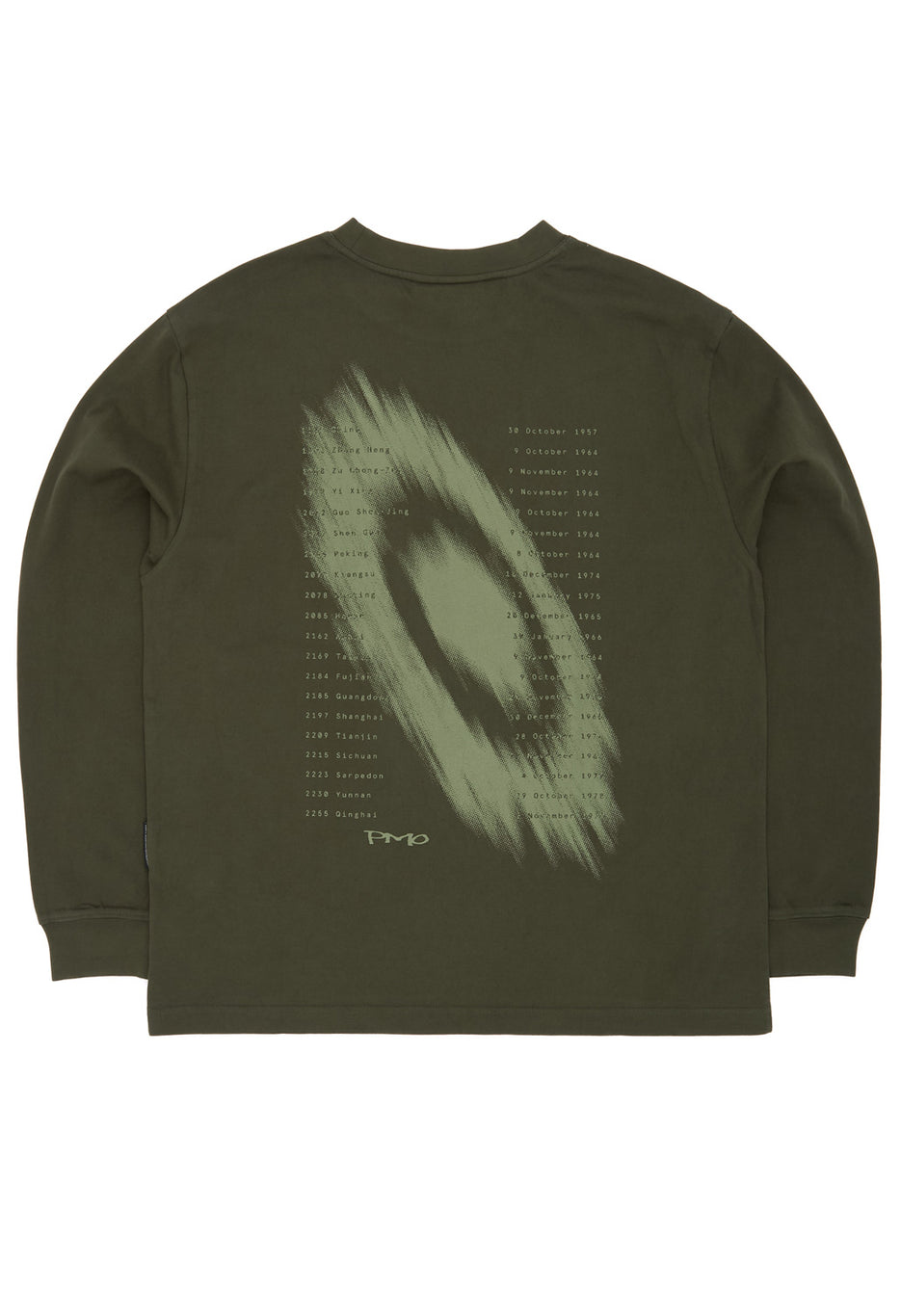 Purple Mountain Observatory Men's Quantum Long Sleeve Tee - Ivy Green