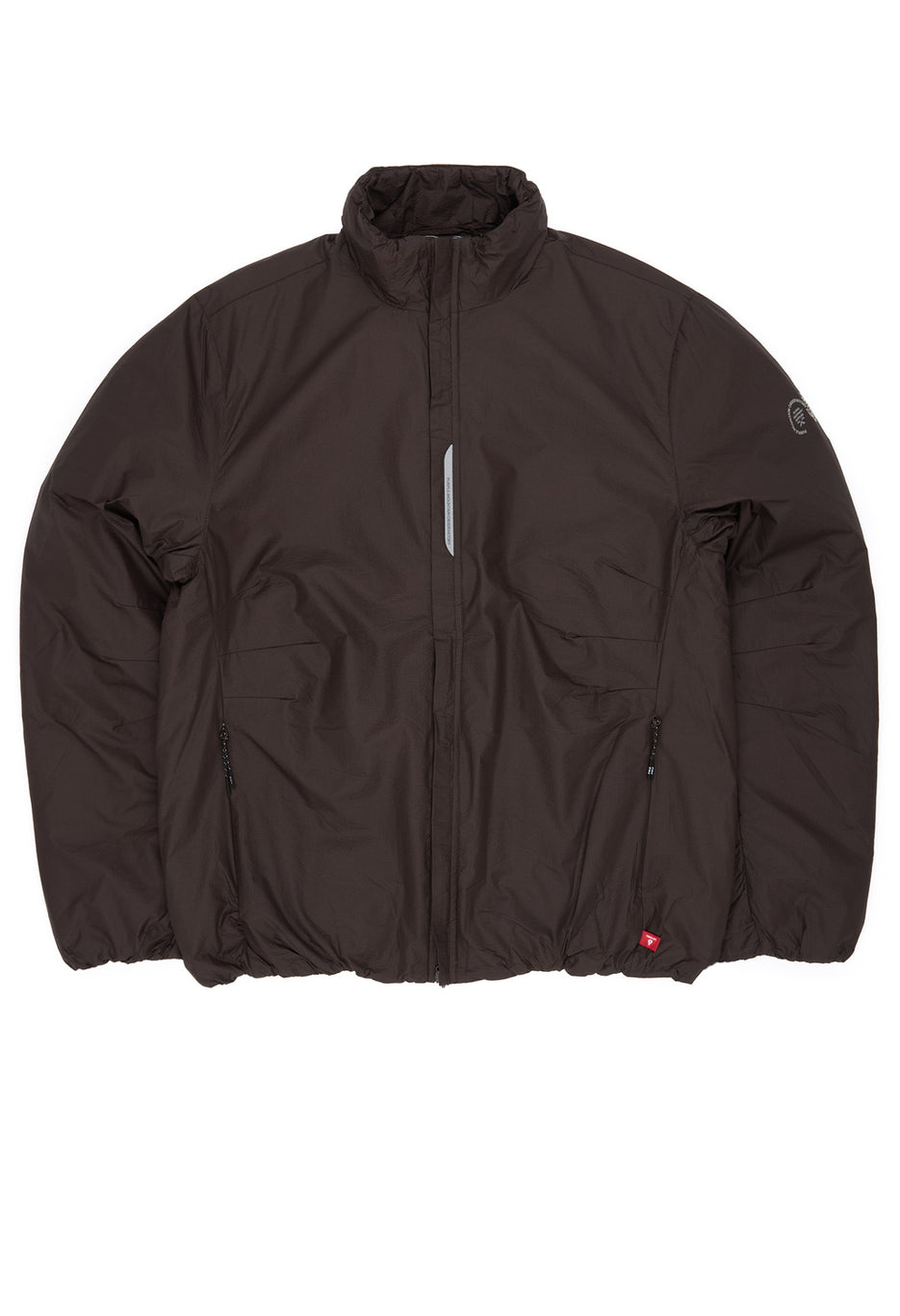 Purple Mountain Observatory Men's Peaks Funnel Puffer - Brown