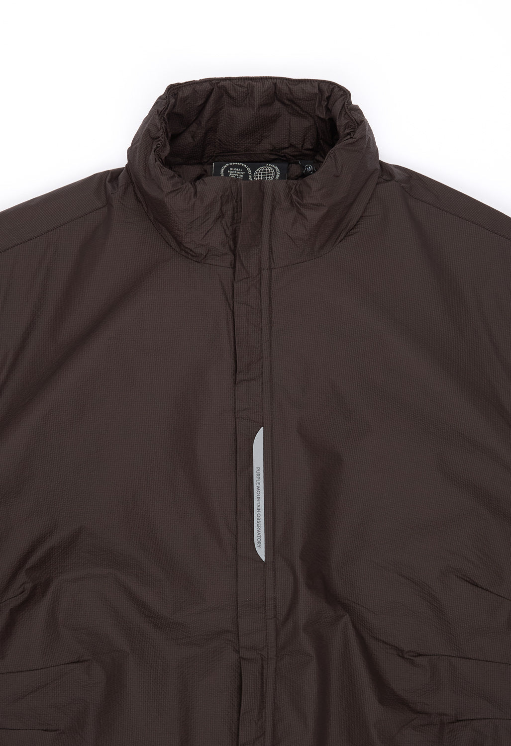 Purple Mountain Observatory Men's Peaks Funnel Puffer - Brown