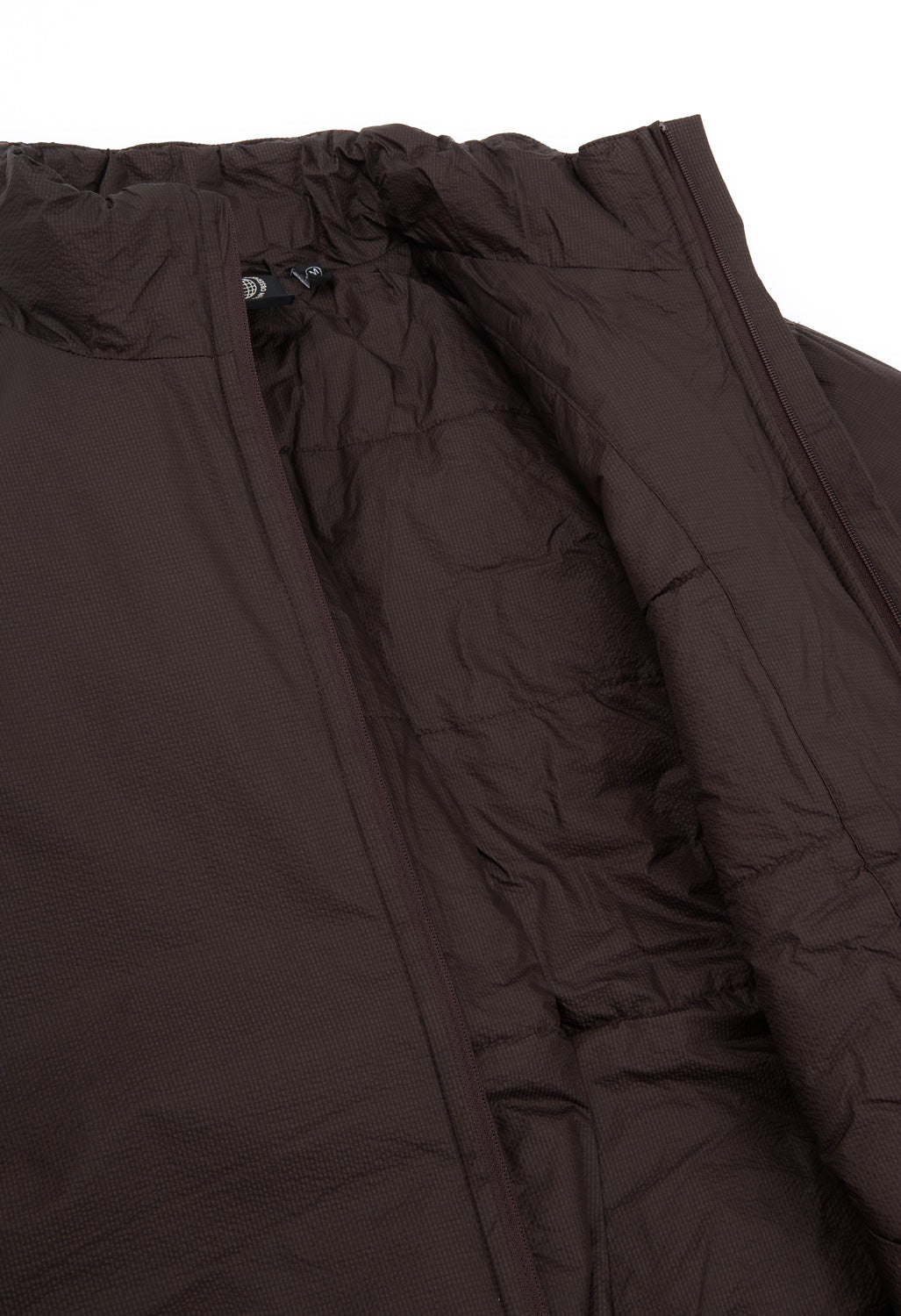 Purple Mountain Observatory Men's Peaks Funnel Puffer - Brown
