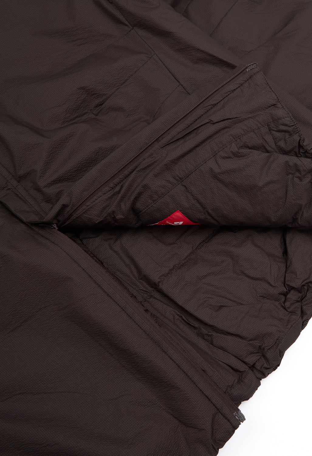 Purple Mountain Observatory Men's Peaks Funnel Puffer - Brown