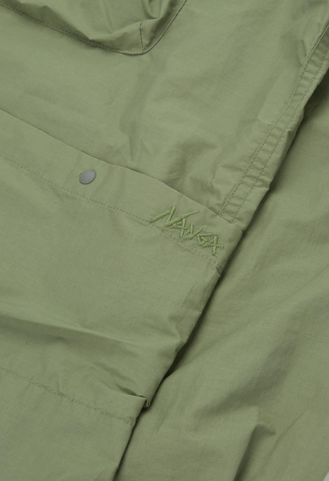 Nanga Men's Cotton / Nylon Ripstop Camp Shirt - Olive