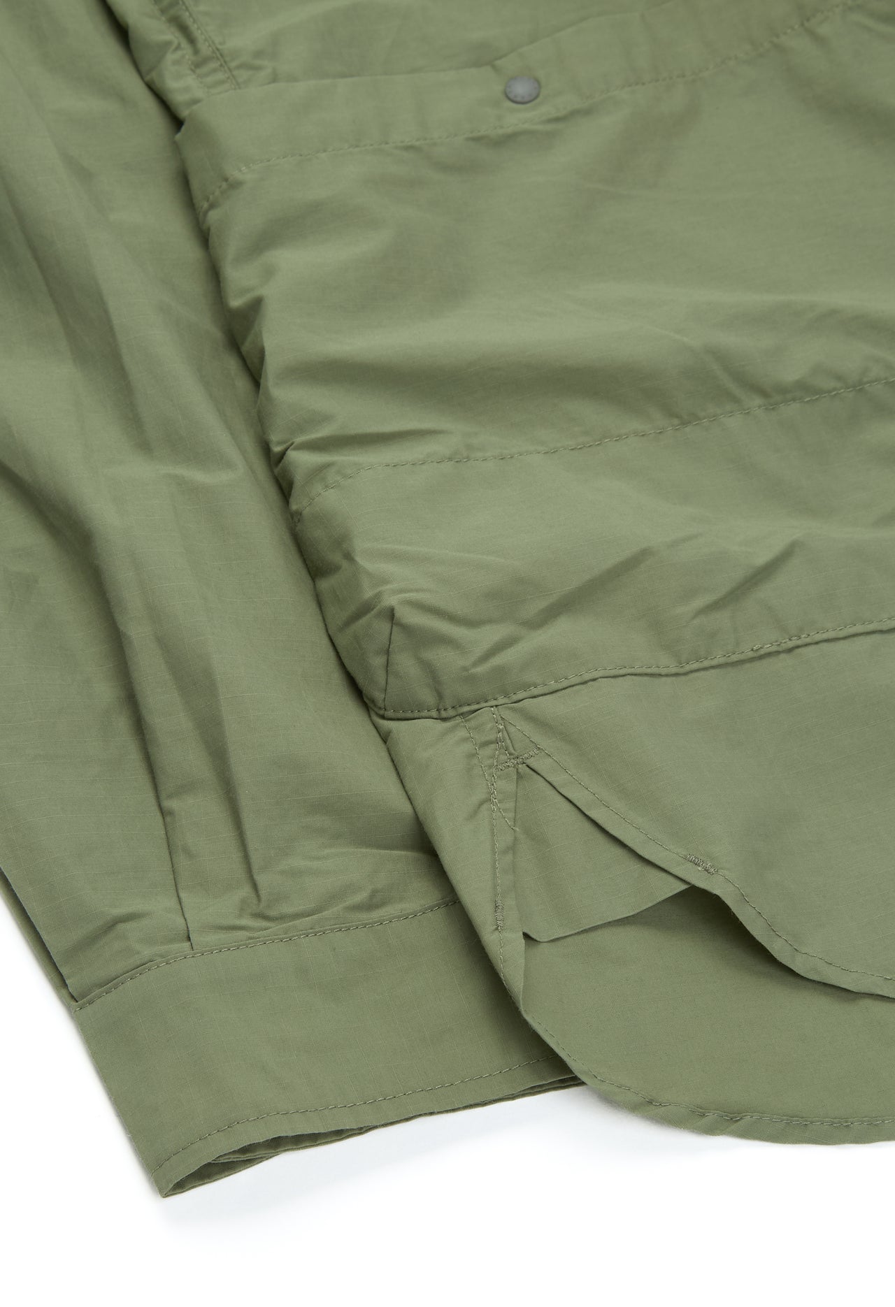 Nanga Men's Cotton / Nylon Ripstop Camp Shirt - Olive