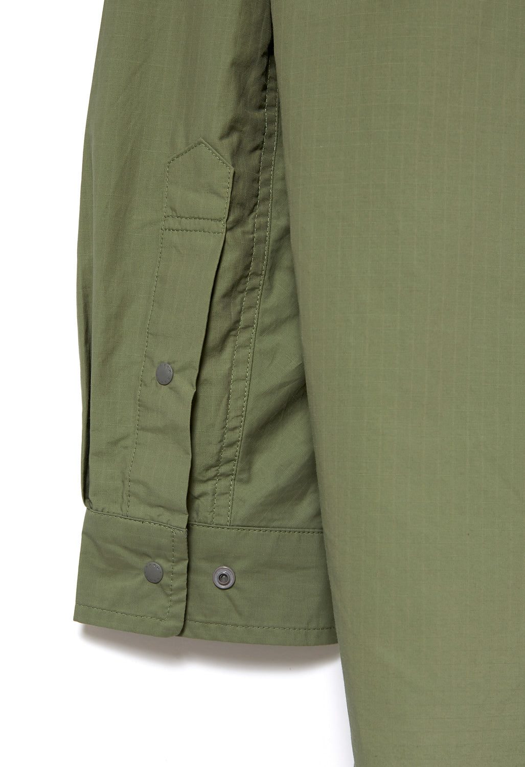 Nanga Men's Cotton / Nylon Ripstop Camp Shirt - Olive