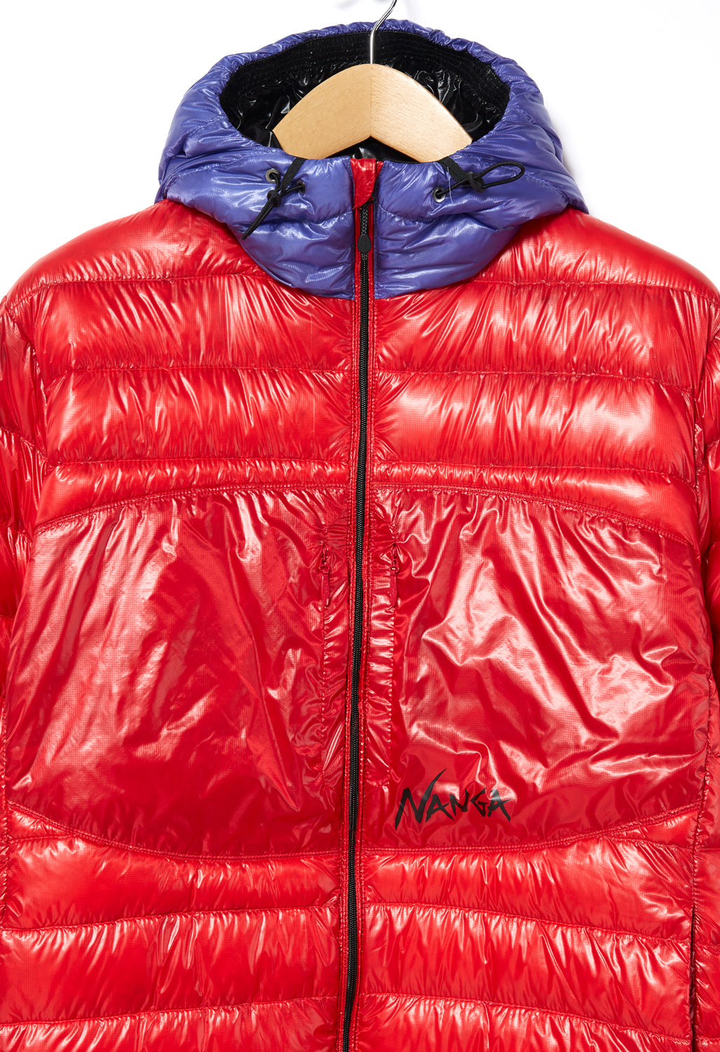 Nanga Men's Aerial Down Packable Parka Jacket - Red