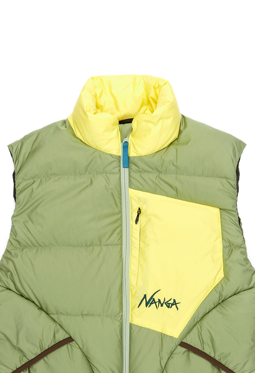 Nanga Men's Mazeno Ridge Vest - Light Khaki