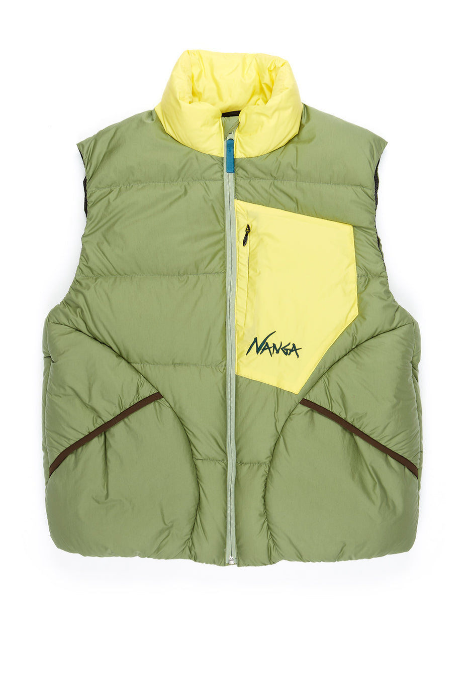 Nanga Men's Mazeno Ridge Vest - Light Khaki