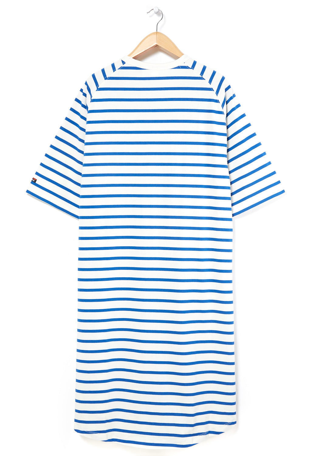 Nanga Eco Hybrid Loose Fit Border Cut One Piece - White/Royal