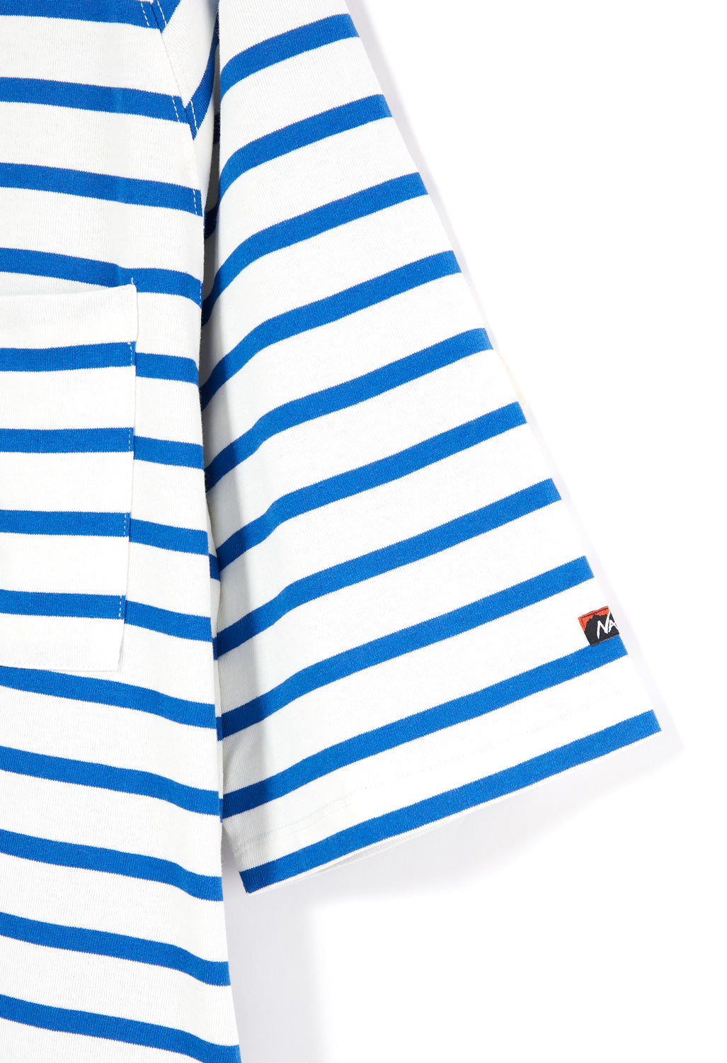 Nanga Eco Hybrid Loose Fit Border Cut One Piece - White/Royal