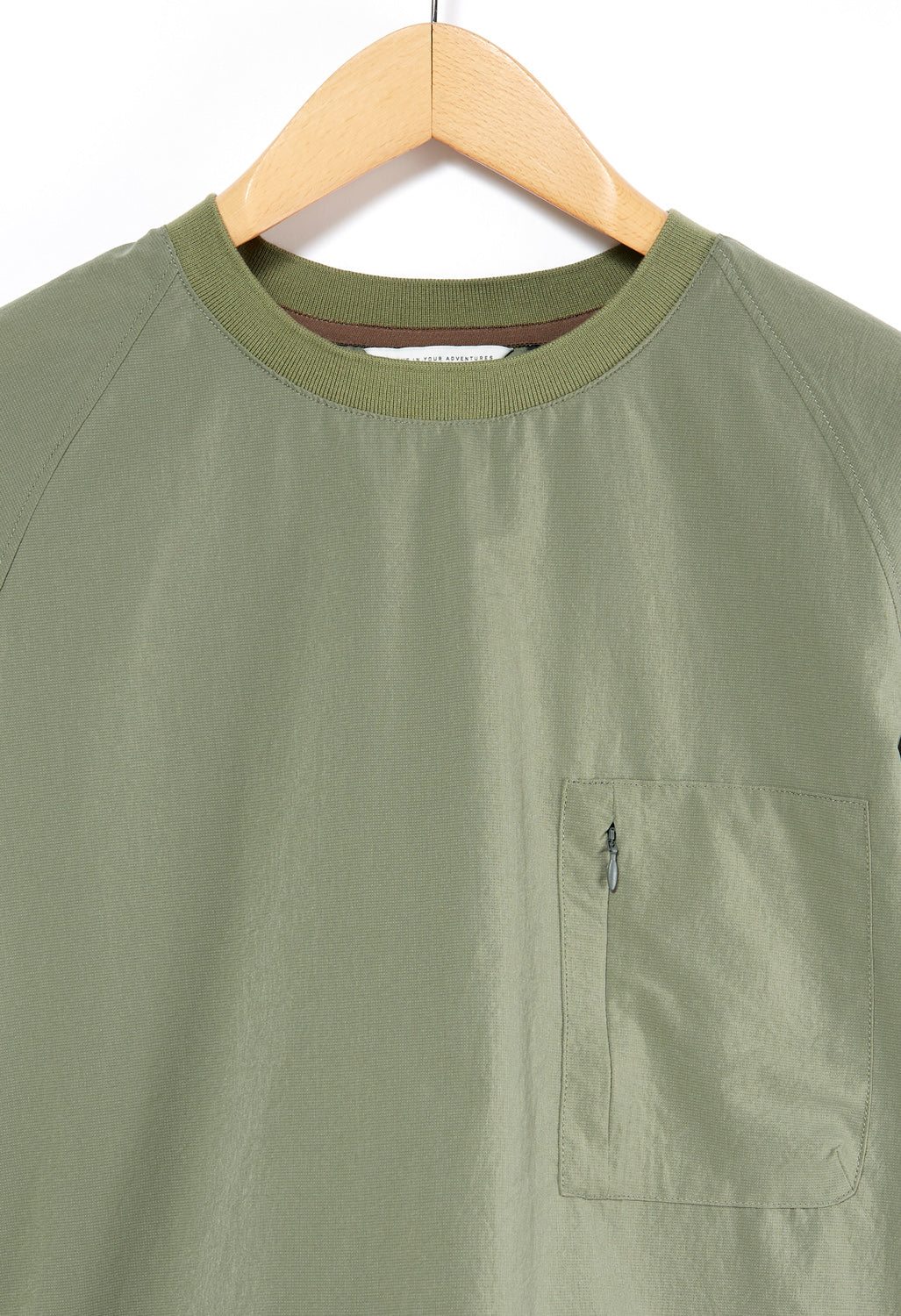 Nanga Men's Air Cloth Comfy Tee - Olive Green