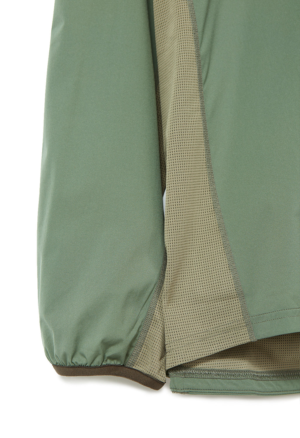 Nanga Men's Hybrid Tech Hike Long Sleeved Tops - Khaki