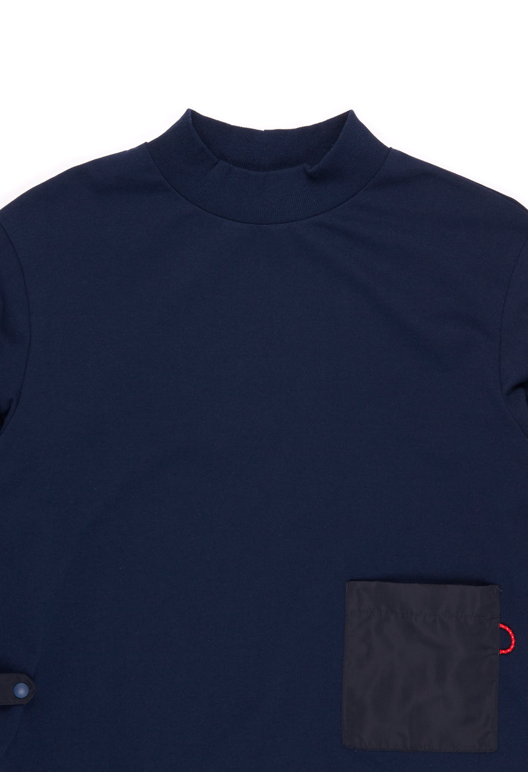 Nanga Women's Eco Hybrid Mock Neck Long Sleeved Tee - Dark Navy