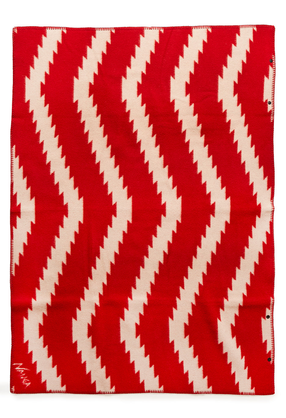 Nanga Tribal Folk Blanket - Red