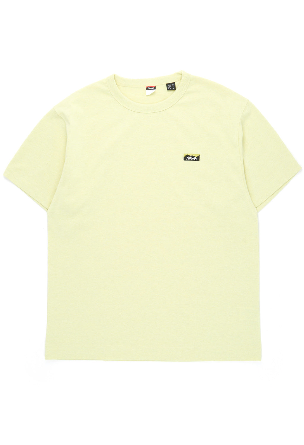 Nanga Men's Eco Hybrid Box Logo Embroidery Tee - Yellow