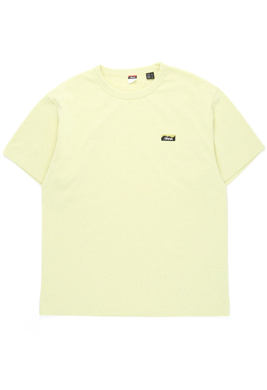 Nanga Men's Eco Hybrid Box Logo Embroidery Tee - Yellow