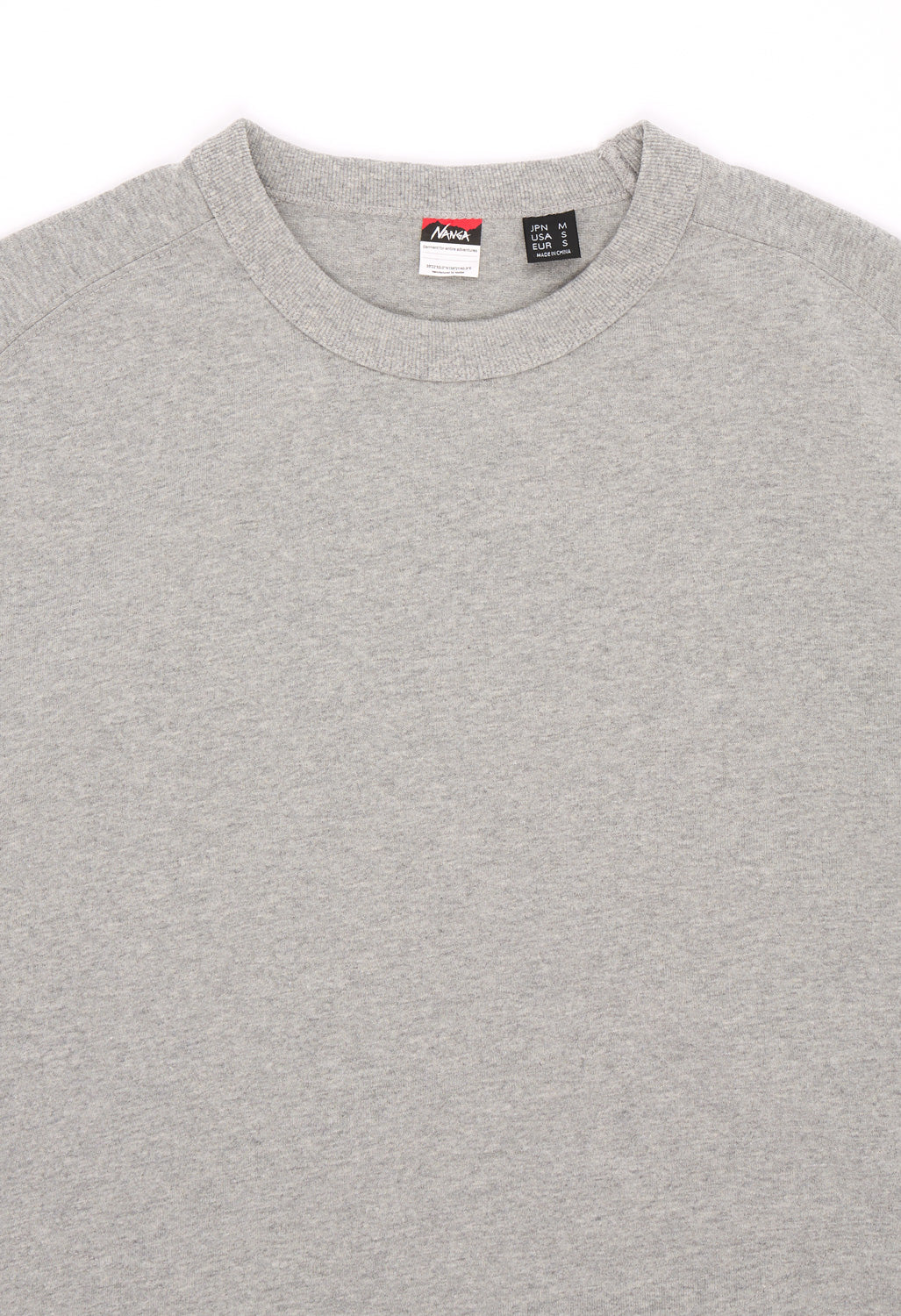 Nanga Men's Eco Hybrid Oversized Long Sleeve Tee - Light Grey