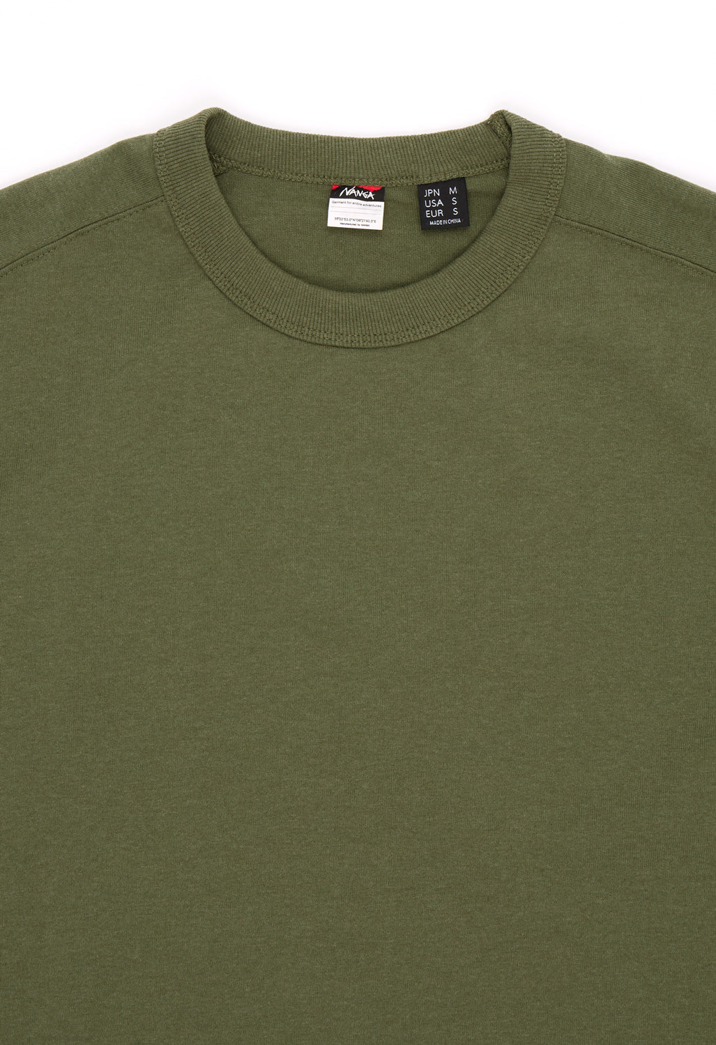 Nanga Men's Eco Hybrid Oversized Long Sleeve Tee - Dark Green