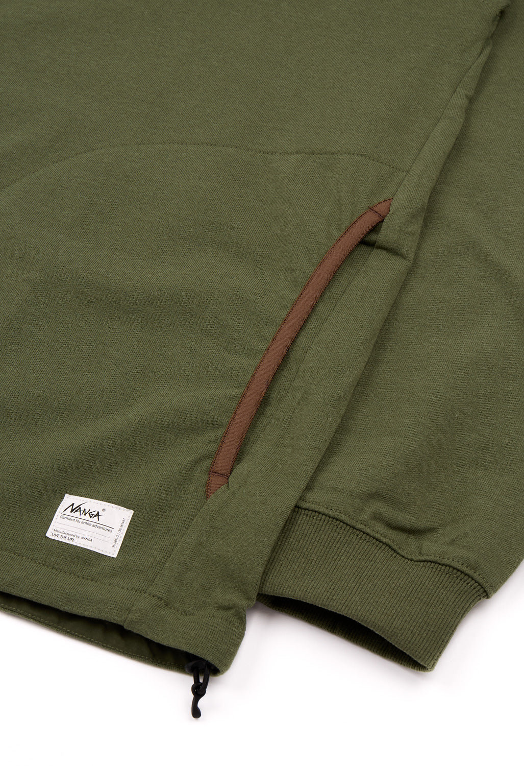 Nanga Men's Eco Hybrid Oversized Long Sleeve Tee - Dark Green