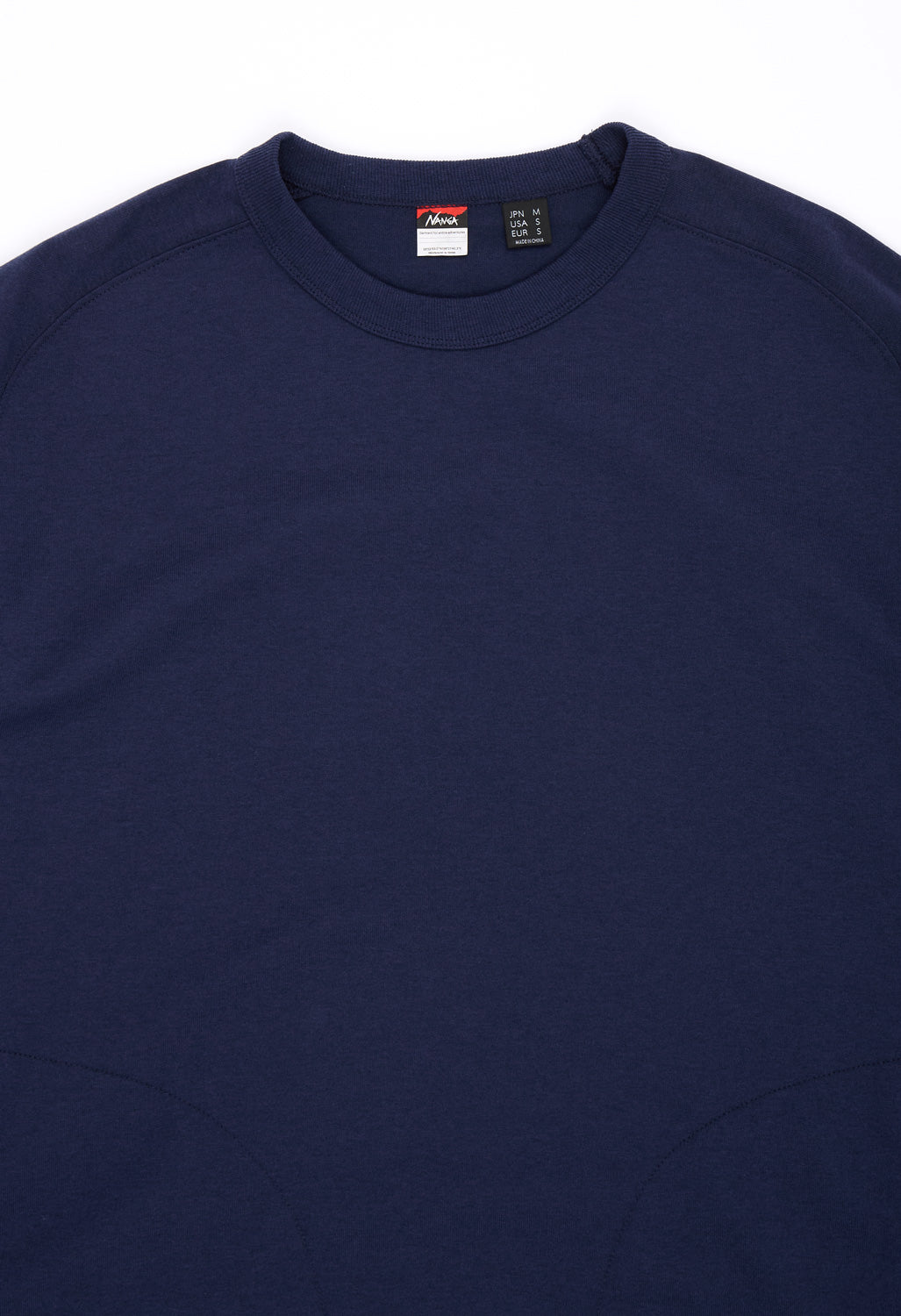 Nanga Men's Eco Hybrid Oversized Long Sleeve Tee - Dark Navy