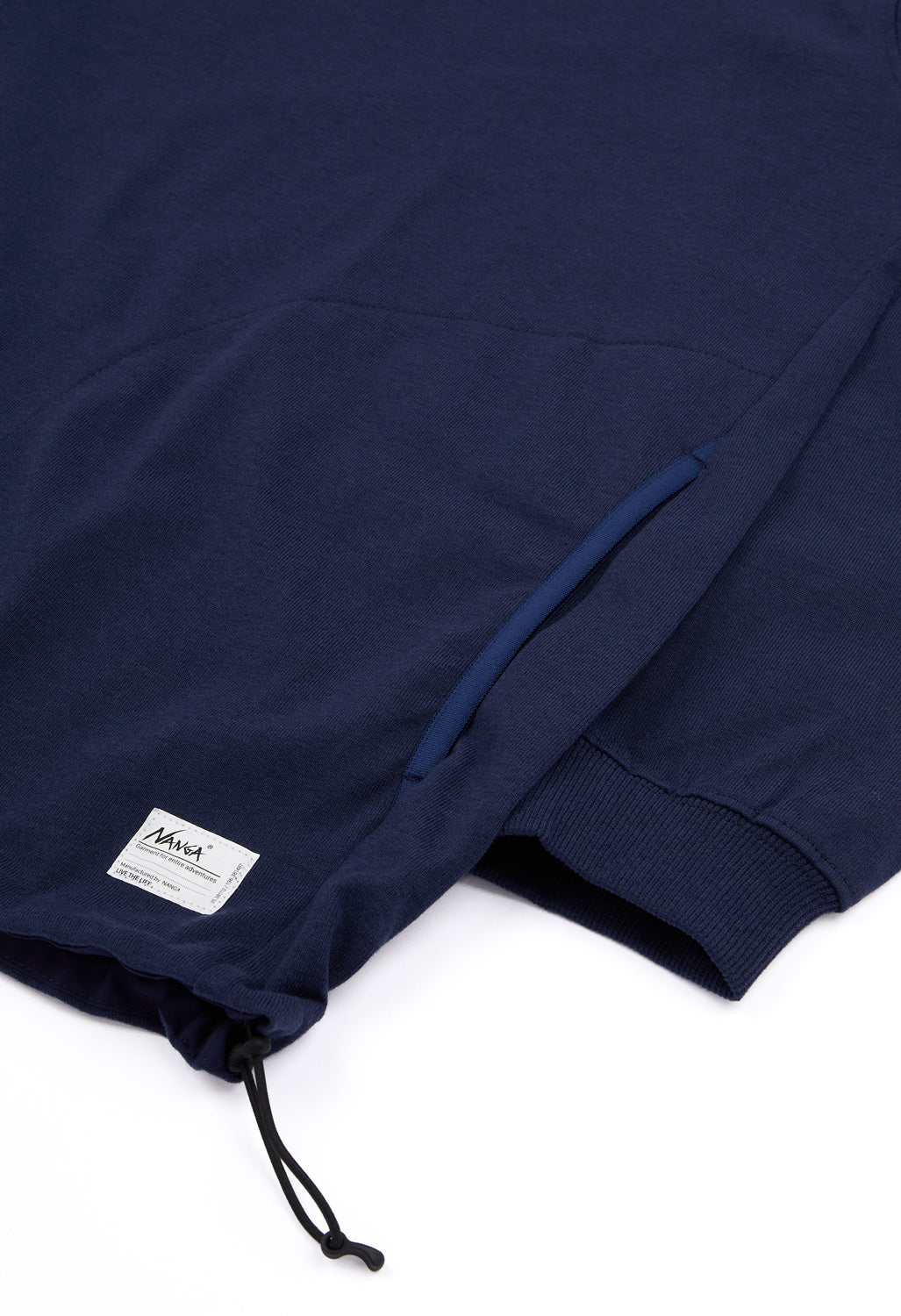 Nanga Men's Eco Hybrid Oversized Long Sleeve Tee - Dark Navy
