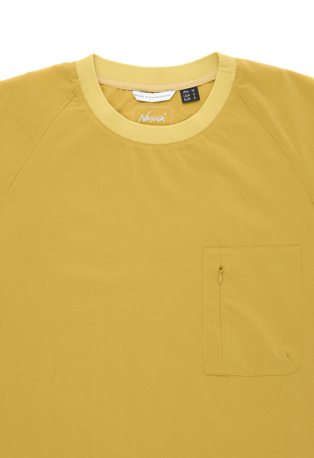 Nanga Men's Dot Air Comfy Tee - Mustard